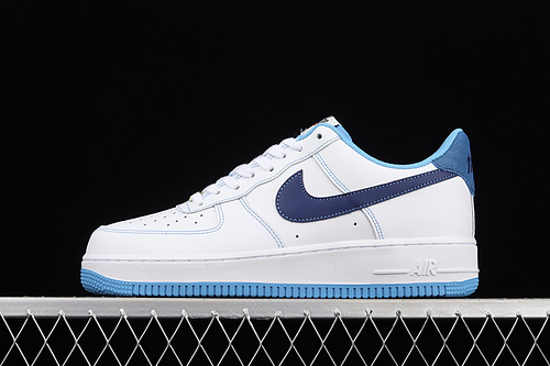 Air Force 1 Low First Use White/University Blue-Sail-Deep Royal Blue 25