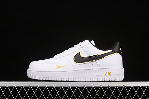 Air Force 1 Low 07 White/Black/Gold 3