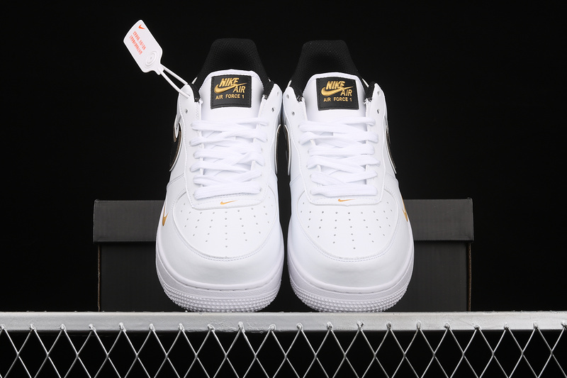 Air Force 1 Low 07 White/Black/Gold 7