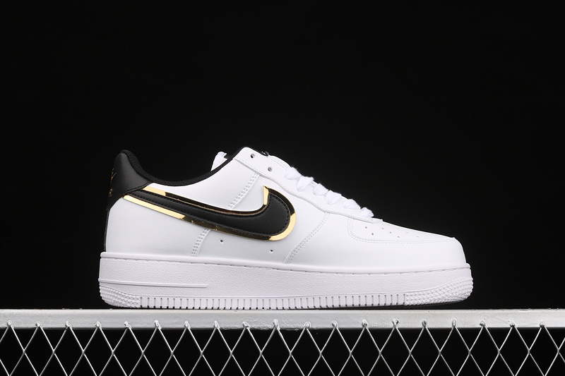 Air Force 1 Low 07 White/Black/Gold 11