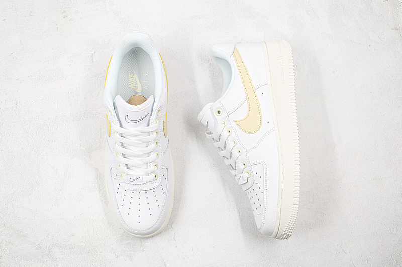 Air Force 1 Low 07 Light Bone Summit White/White/ Solar Flare/Starfish 11