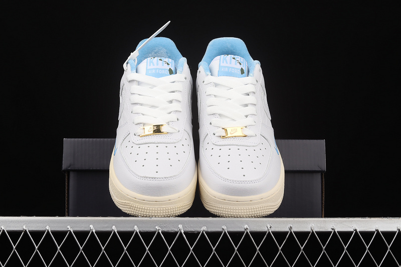 Kith X Air Force 1 Low Hawaii White/Blue Lagoon/Aloe Verde/White 5