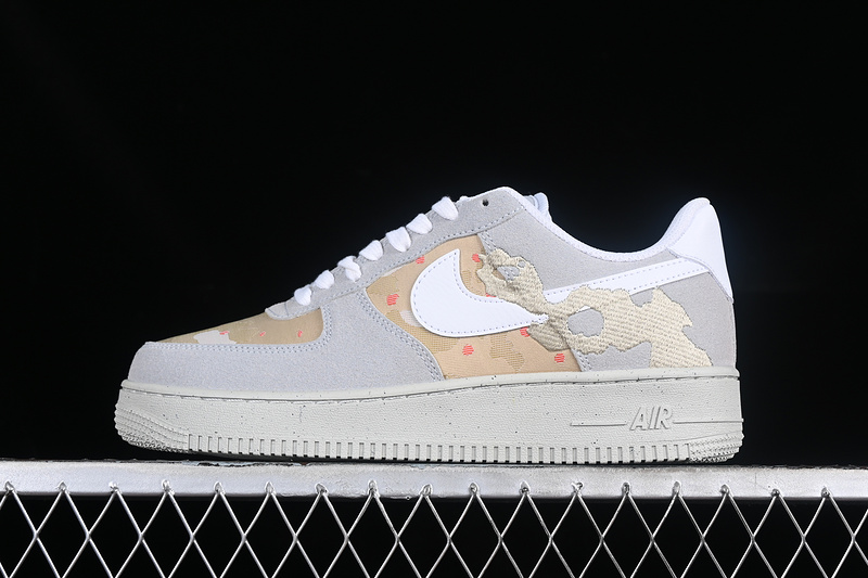 Nike Air Force 1 '07 Low Desert Camo Photon Dust/Team Orange/Grain/Photon Dust 13