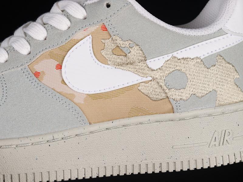 Air Force 1 Low 07 Lx Embroidered Desert Camo Photon Dust/Team Orange/Grain 5