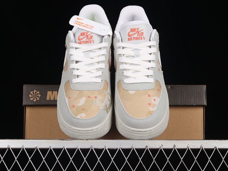 Air Force 1 Low 07 Lx Embroidered Desert Camo Photon Dust/Team Orange/Grain 7