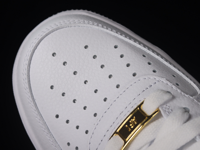 Nike Air Force 1 '07 White/Gold 11