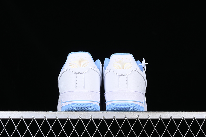 Nike Air Force 1 '07 Low White/Gold/Blue 27