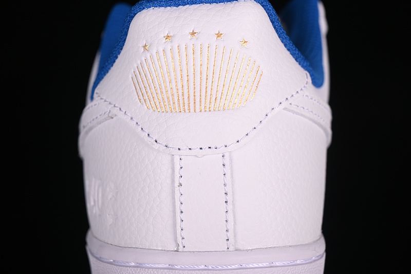 Nike Air Force 1 '07 Low Blue/Gold/White 7