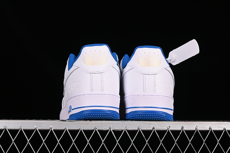 Nike Air Force 1 '07 Low Blue/Gold/White 15