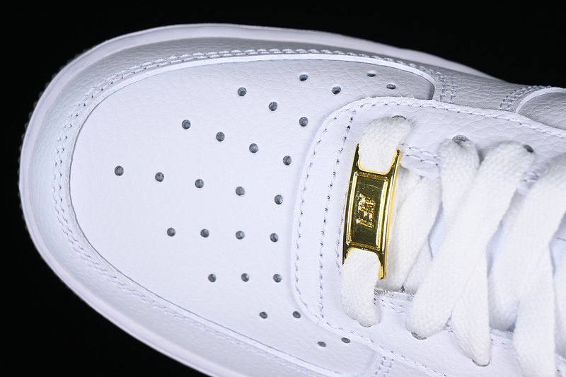 Nike Air Force 1 '07 Low White/Black/Gold 21