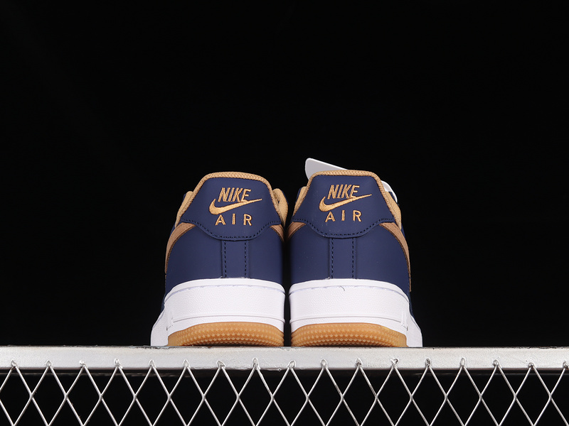 Air Force 1 Low 07 Navy Blue/Brown/White 3