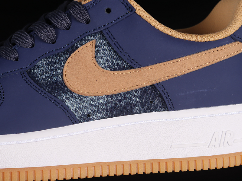 Air Force 1 Low 07 Navy Blue/Brown/White 7