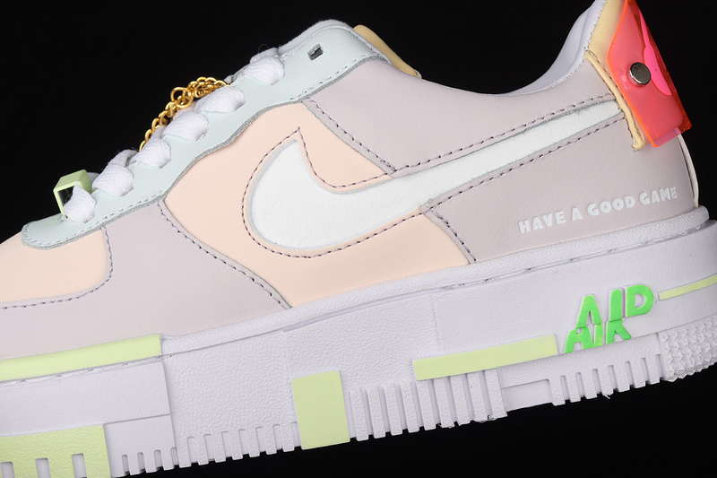 Air Force 1 Pixel Light Pink/White/Green 21