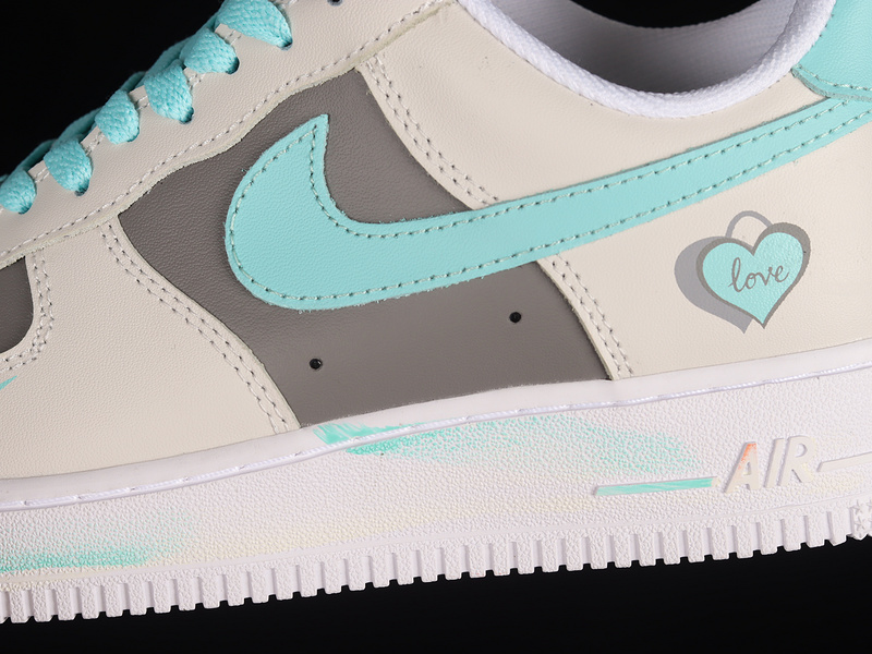 Nike Air Force 1 '07 Low White/Brown/Blue/Cream Coloured 23