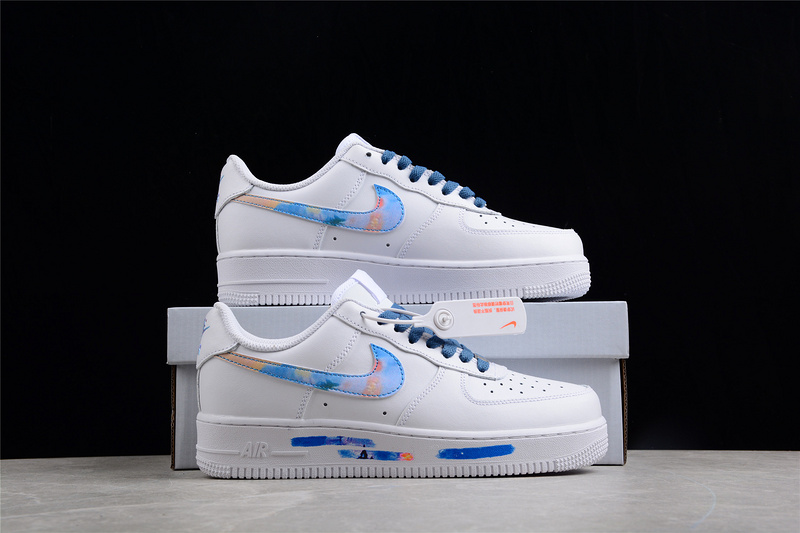 Nike Air Force 1 '07 Lx White/White/Blue 3