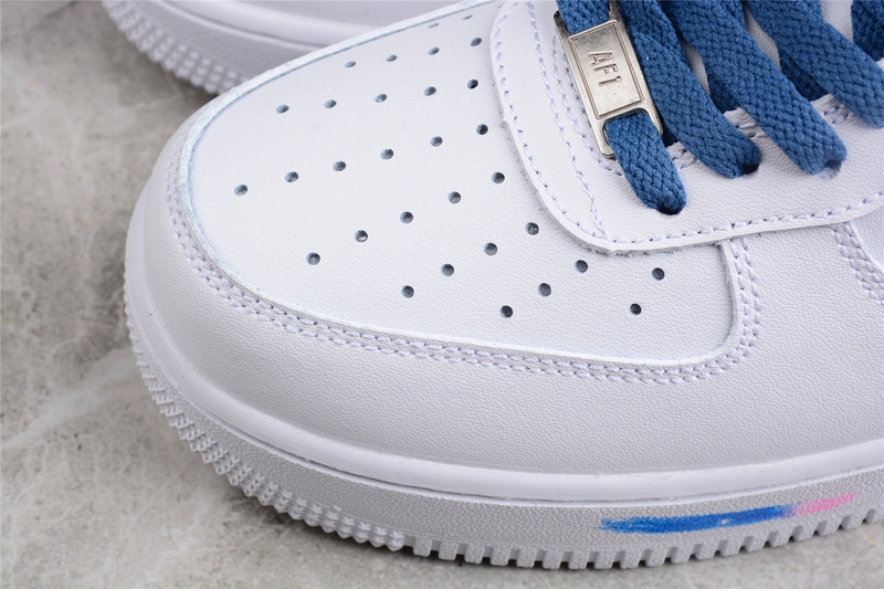 Nike Air Force 1 '07 Lx White/White/Blue 17