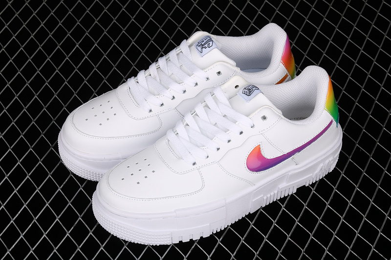 Air Force 1 Pixel White/White/Multi-Color 19