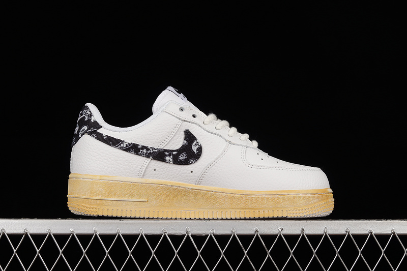 Air Force 1 Low 07 Black Paisley White/Black-White 5