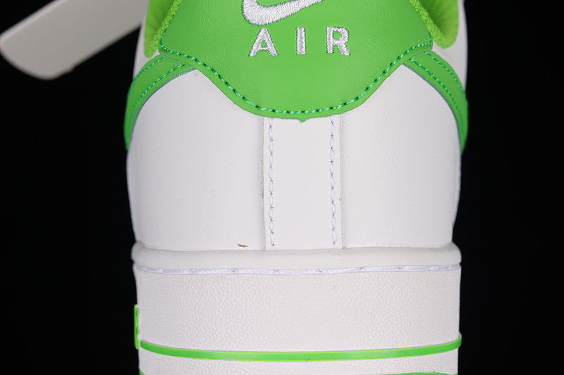 Air Force 1 Low White/White/Green 17