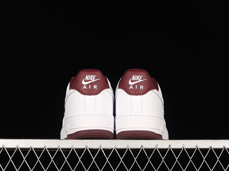 Air Force 1 Low White/White/Dark Beetroot 7