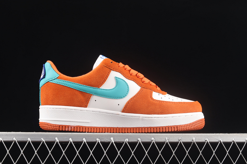 Air Force 1 Low Athletic Club White/Orange/Blue 25