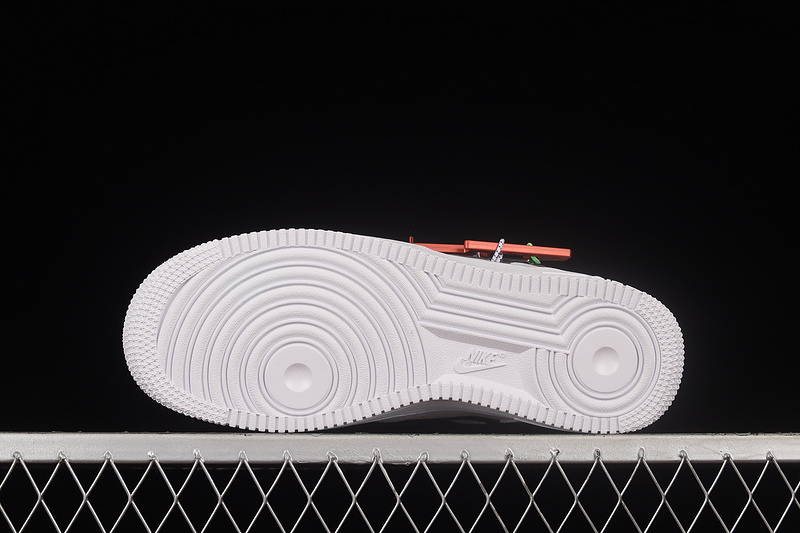 Air Force 1 Low 07 Premium Carabiner White/Pomegranate/Habanero Red/Black 9