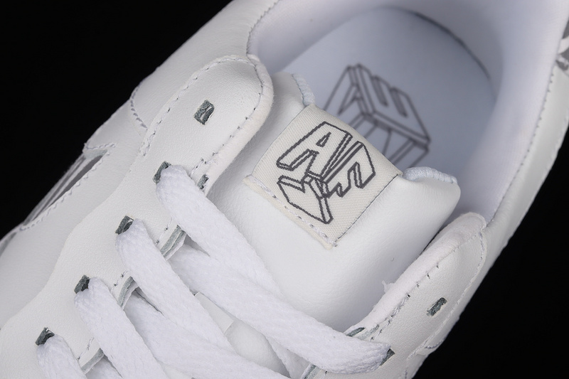 Air Force 1 Pixel Zebra White/White/Grey 15