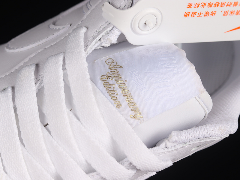 Air Force 1 Low Color Of The Month White/White/White/Metallic Gold 27