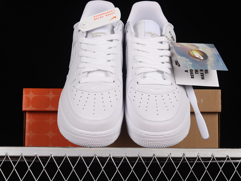 Air Force 1 Low Color Of The Month White/White/White/Metallic Gold 29