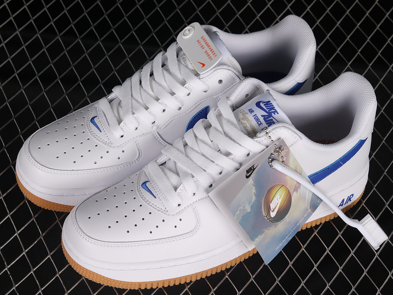 Air Force 1 Low Color Of The Month White/Royal Blue-Gum Yellow 13