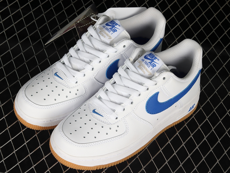 Air Force 1 Low Since 82 White/Varsity Royal-Gum Yellow 7