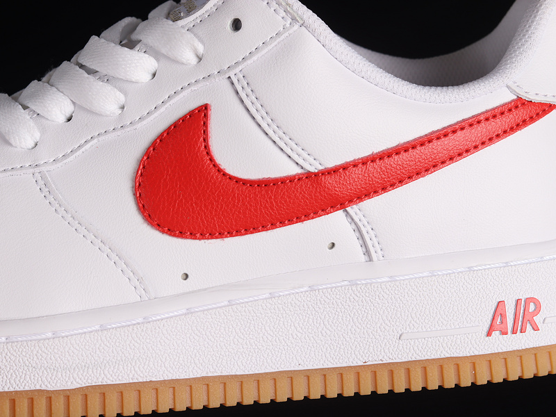 Air Force 1 Low Color Of The Month White/University Red/Gum Yellow 5