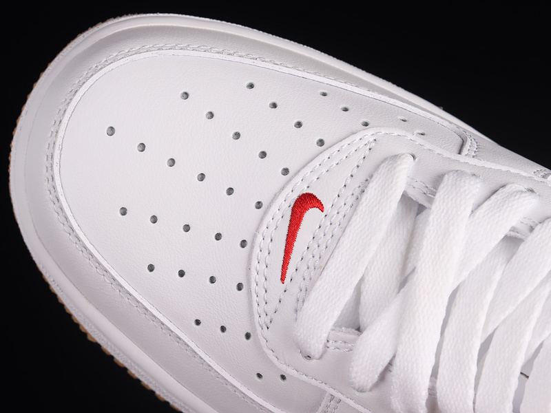 Air Force 1 Low Color Of The Month White/University Red/Gum Yellow 7