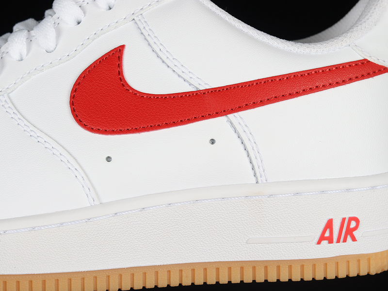 Air Force 1 Low Since 82 White/University Red-Gum Yellow 5