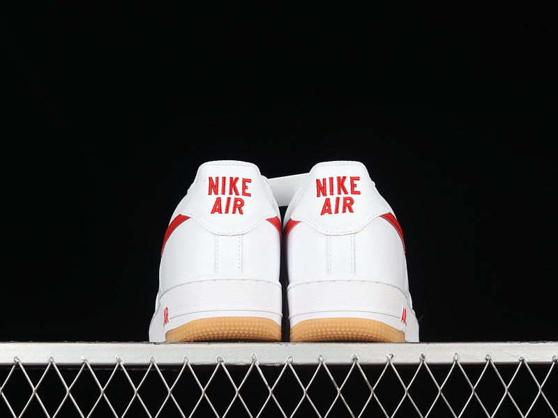 Air Force 1 Low Since 82 White/University Red-Gum Yellow 7