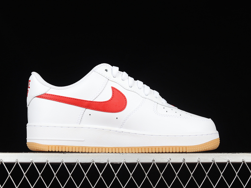 Air Force 1 Low Since 82 White/University Red-Gum Yellow 9