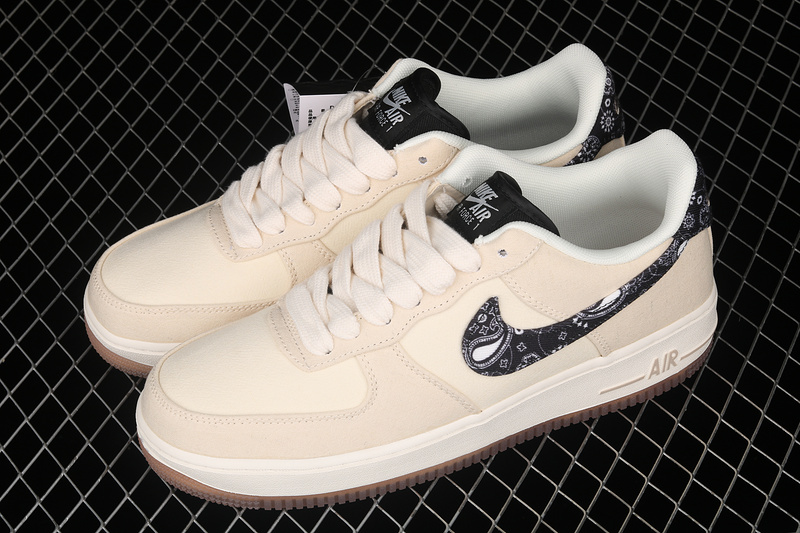 Air Force 1 Low 07 Lv8 Paisley Swoosh Rattan/Rattan/Pale Ivory/Black 7