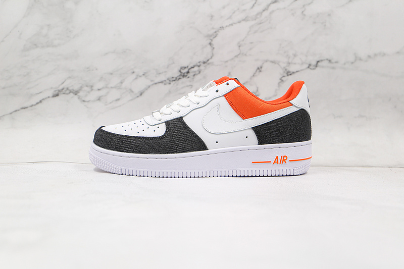 Air Force 1 Low Usa Denim White/Black/Orange 3