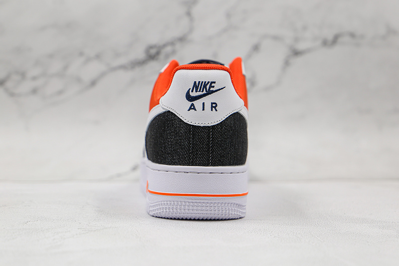 Air Force 1 Low Usa Denim White/Black/Orange 13