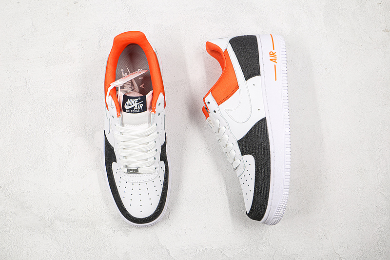 Air Force 1 Low Usa Denim White/Black/Orange 17