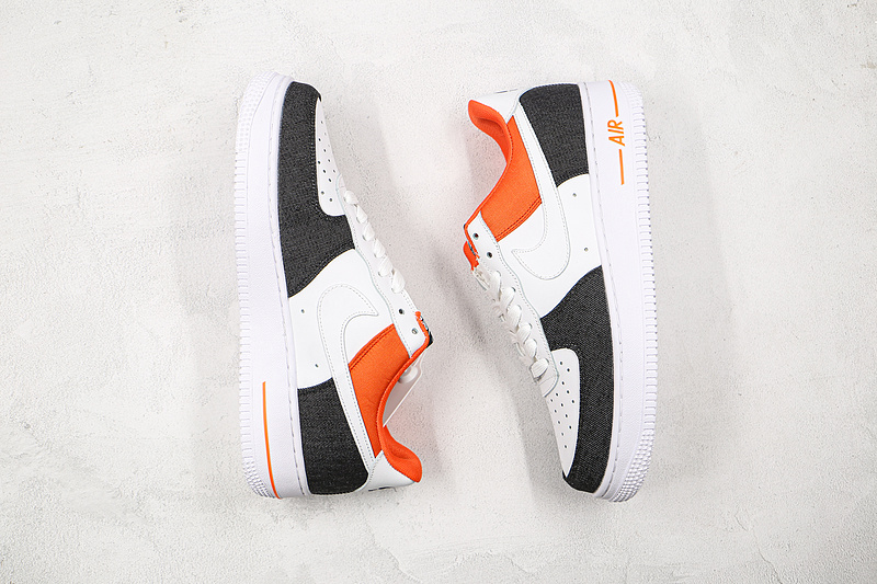 Air Force 1 Low Usa Denim White/Black/Orange 19