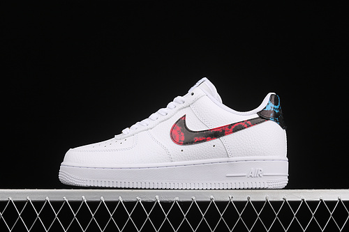 Air Force 1 Low 07 White/Bright Crimson-Laser Blue-Black 13