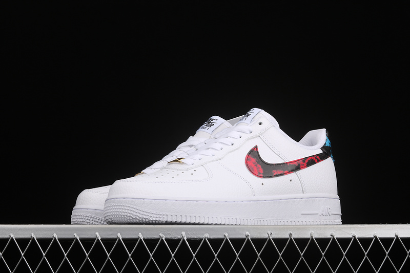 Air Force 1 Low 07 White/Bright Crimson-Laser Blue-Black 15