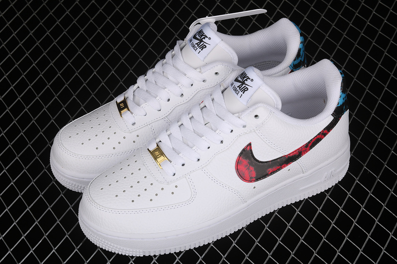 Air Force 1 Low 07 White/Bright Crimson-Laser Blue-Black 21