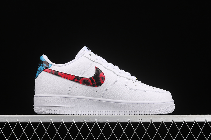 Air Force 1 Low 07 White/Bright Crimson-Laser Blue-Black 23