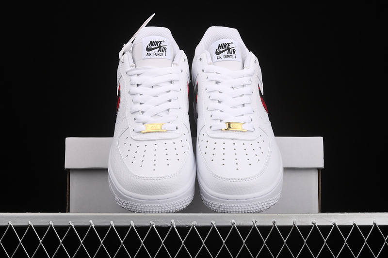 Air Force 1 Low 07 White/Bright Crimson-Laser Blue-Black 25