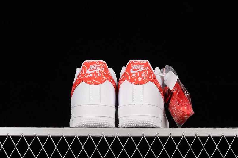 Air Force 1 Low White/White/Red 7