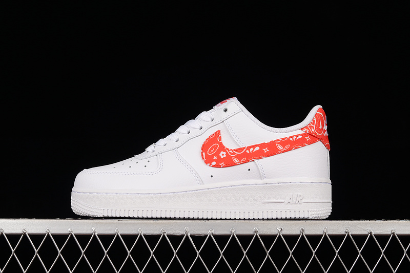 Air Force 1 Low White/White/Red 27