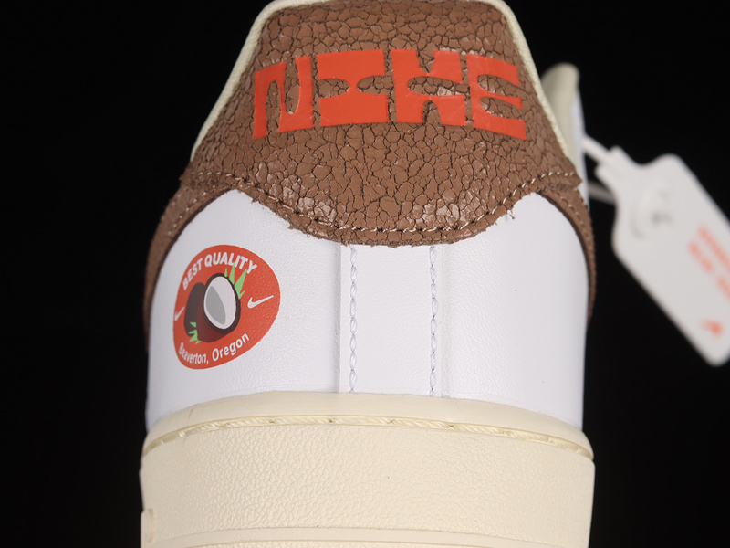 Air Force 1 Low 07 Lx White/Coconut Milk/Team Orange/Archaeo Brown 13