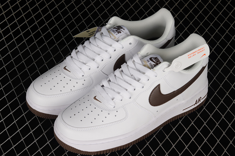 Air Force 1 Low 07 White/White/Dark Brown 19